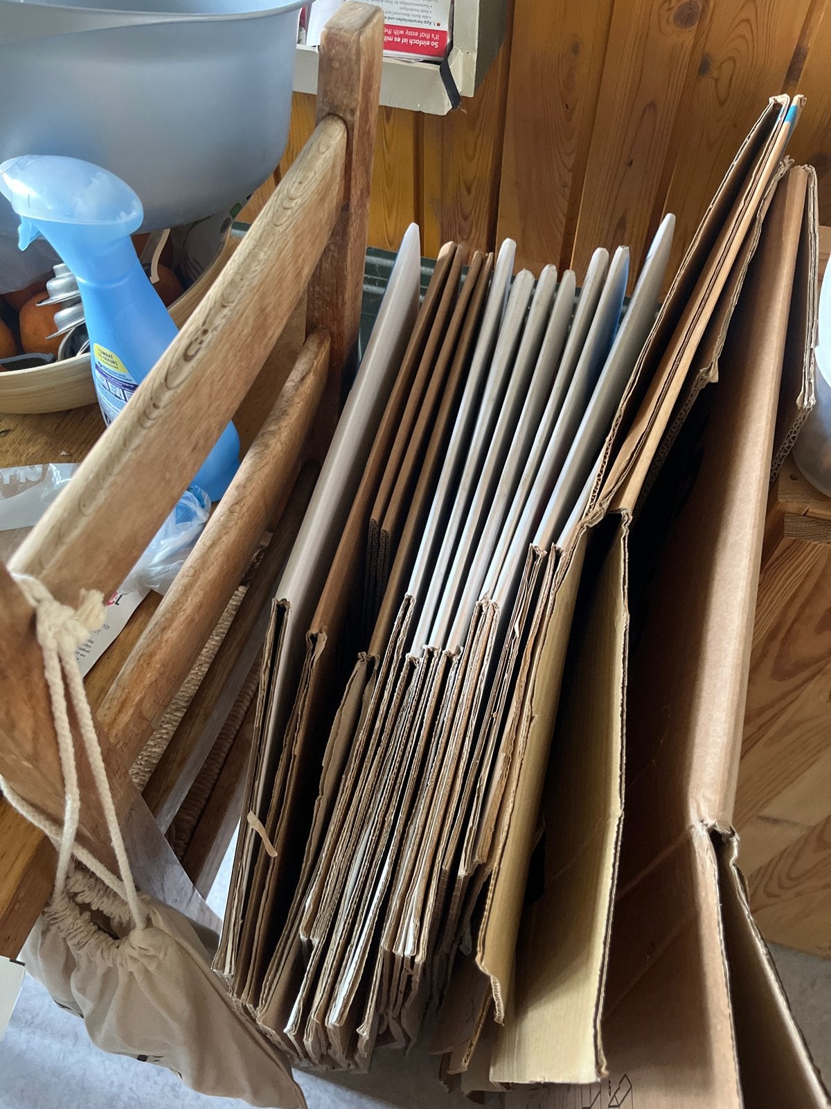 15 Dozen Verhuisdozen + 2 Tassen Inpakmateriaal, Ophalen, 40 tot 60 cm, Opvouwbaar, 50 tot 75 cm