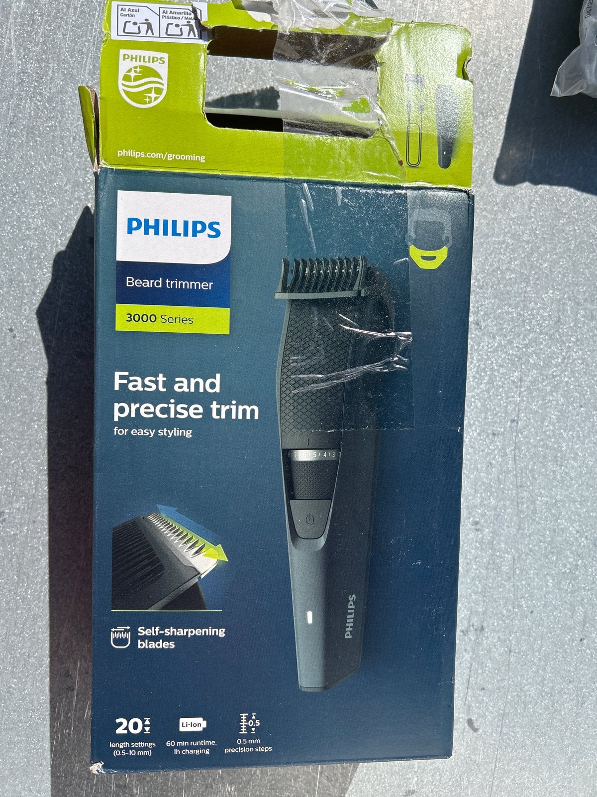 Philips Baardtrimmer Series 3000 - BT3233/15, Scheren en Epileren, Verzenden, Nieuw, Nvt