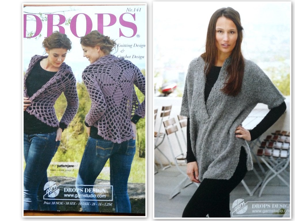 4 x DROPS  breitijdschrift nr. : 26 141 144 En 165, Verzenden, Gebruikt, Breien, Patroon of Boek