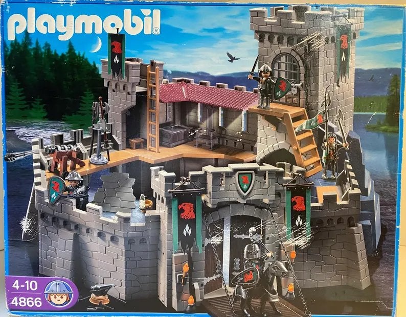 Playmobil Kasteel 4866 met extra's, Gebruikt, Complete set, Ophalen of Verzenden, Kasteel/Fort
