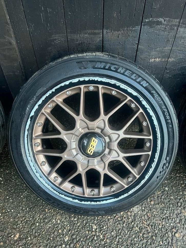 Originele BBS RS VW T3 Multivan 18? Michelin zomer set, Auto-onderdelen, 18 inch, Gebruikt, Banden en Velgen, Niet ingevuld