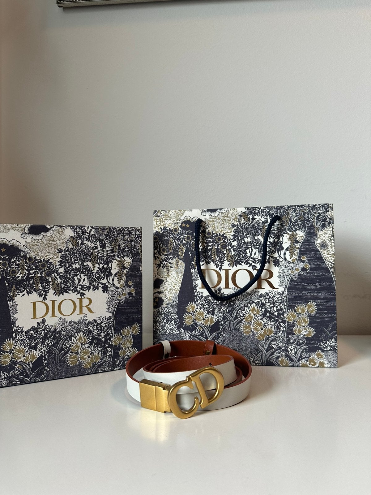 Christian dior riem, Ophalen of Verzenden, Nieuw, Bruin, 100 cm of meer