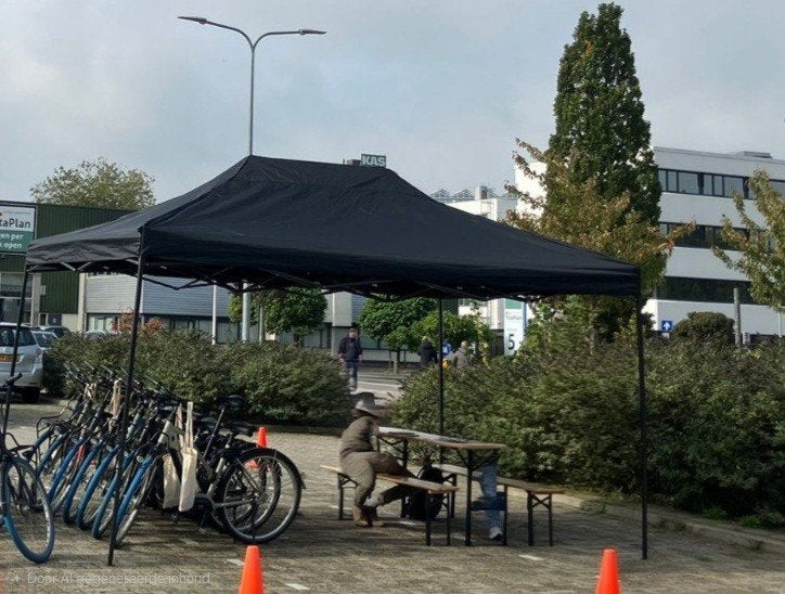 3 partytenten kleur zwart, Tuin en Terras, Ophalen, Minder dan 5 meter