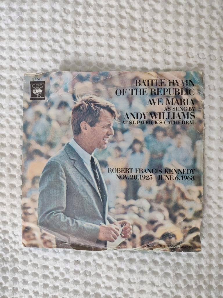 Andy Williams – Battle Hymn Of The Republic / Ave Maria, Ophalen of Verzenden, Gebruikt, Overige genres