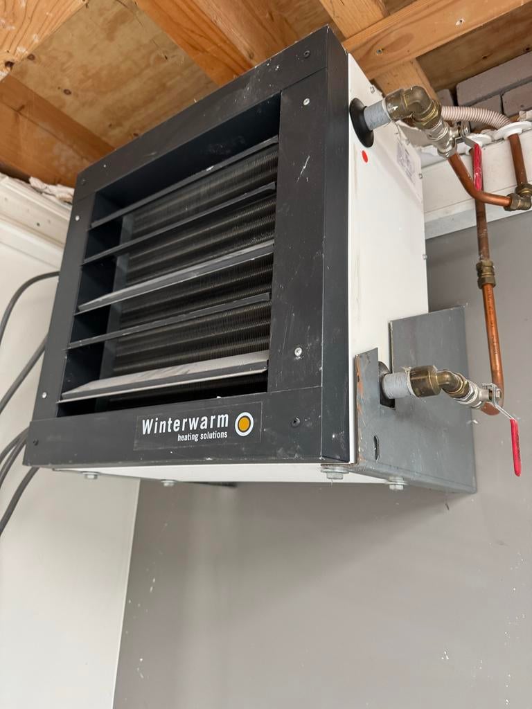 Winterwarm WWH 11,4 kW type 110 220V in topstaat, Ophalen, Zo goed als nieuw, 800 watt of meer, Kachel