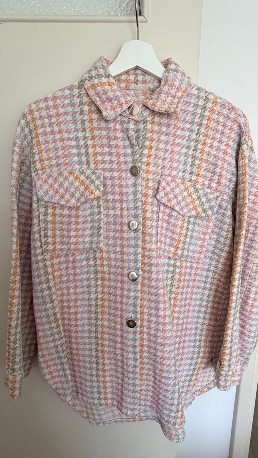 Lichtgekleurd Shacket maat L, Kleding | Dames, Ophalen of Verzenden, Gedragen, Maat 42/44 (L), Roze