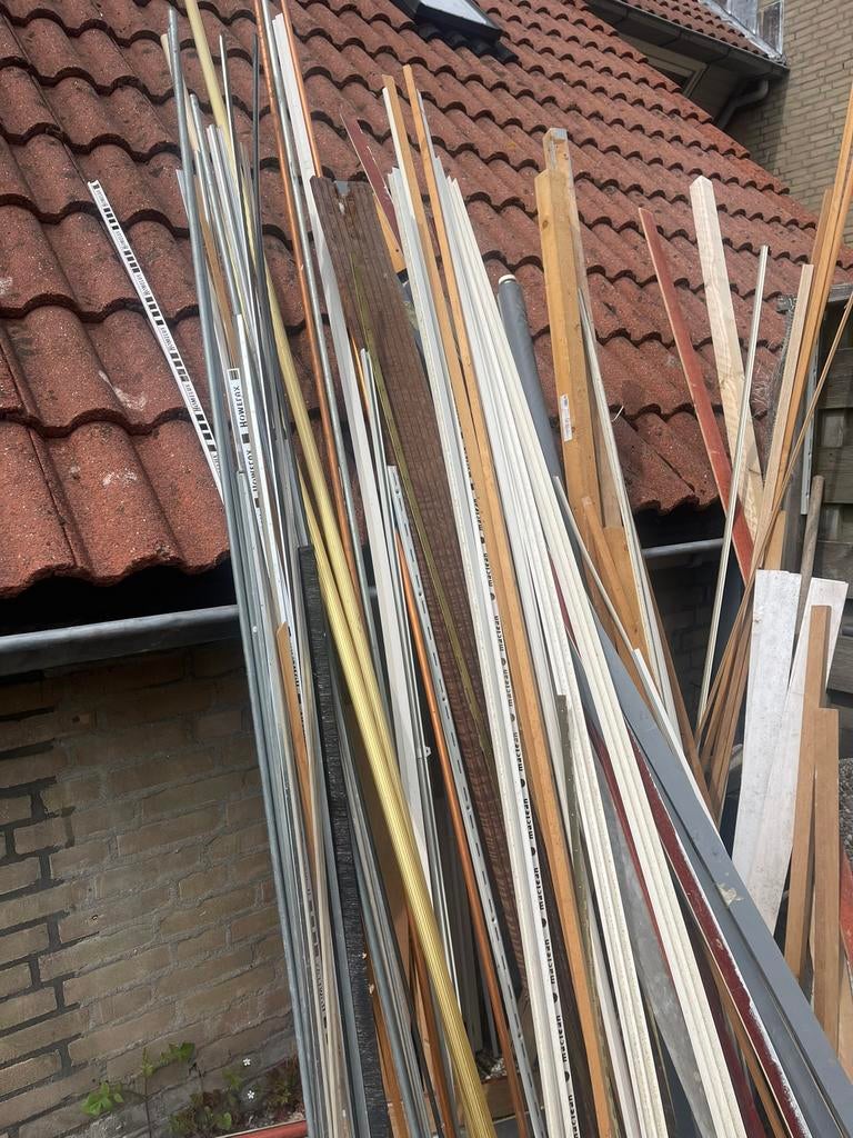 Div. Pijpen, hout, rails enz, Ophalen, Gebruikt