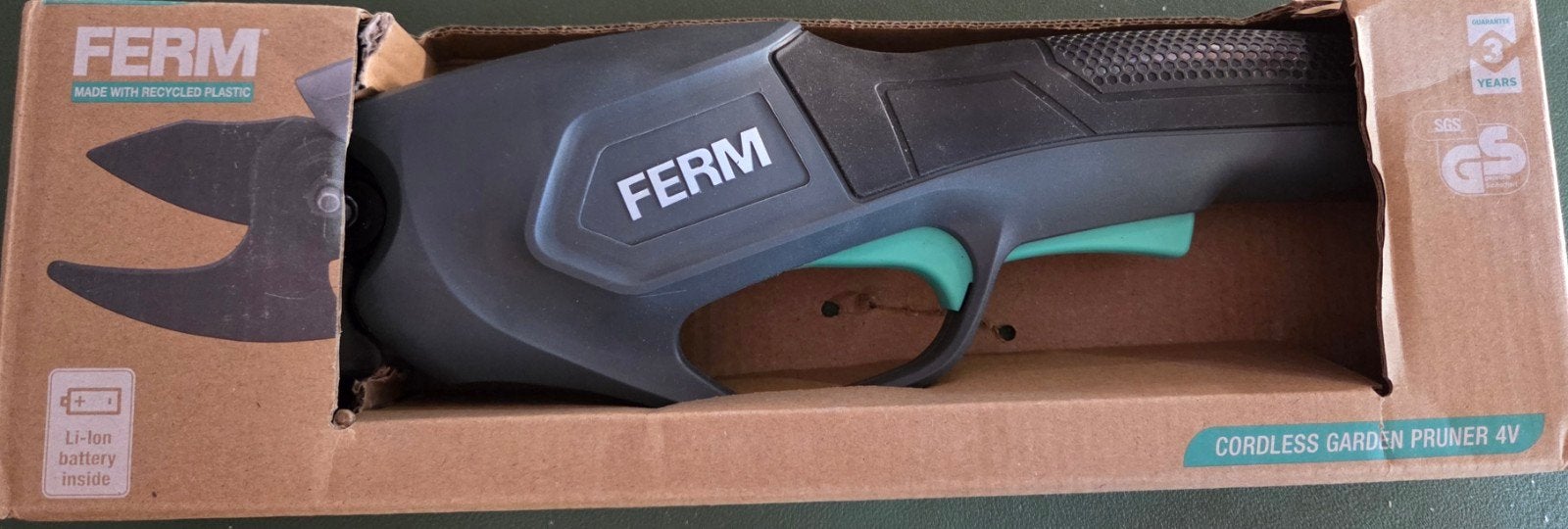 FERM Accu Snoeischaar 4V - Nieuw in doos, Ophalen of Verzenden, Nieuw, Overige soorten, FERM