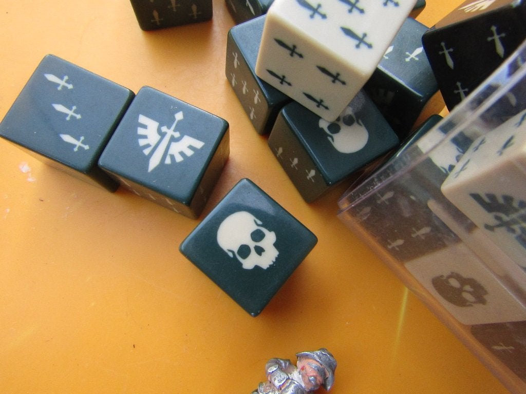 Dark Angels Dice - 2017 version, Hobby en Vrije tijd, Verzenden, Zo goed als nieuw, Warhammer 40000, Figuurtje(s)