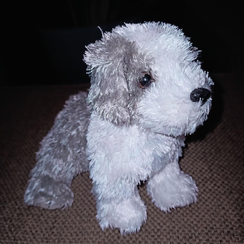 Ty beanie baby Herder the sheepdog., Kinderen en Baby's, Speelgoed | Knuffels en Pluche, Gebruikt, Grijs, Wasbaar, Klein (minder dan 20 cm)