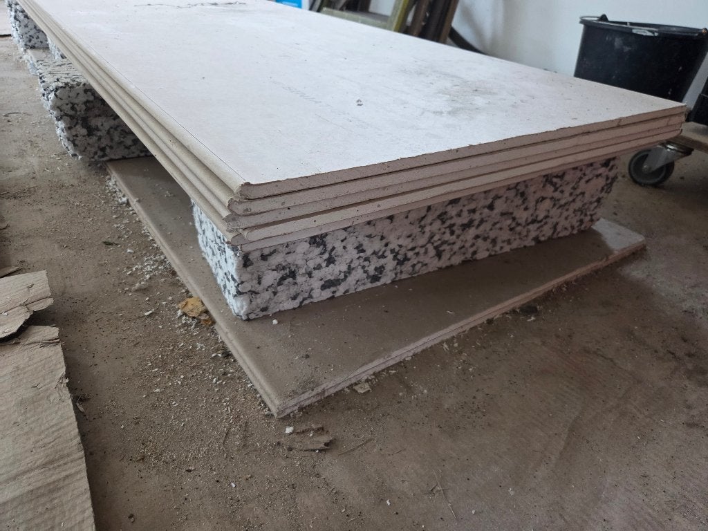 gipsplaten stucplaten 200 x 60  cm 9,5 mm dik 8 stuks, Ophalen, Nieuw, Overige materialen, Minder dan 20 mm