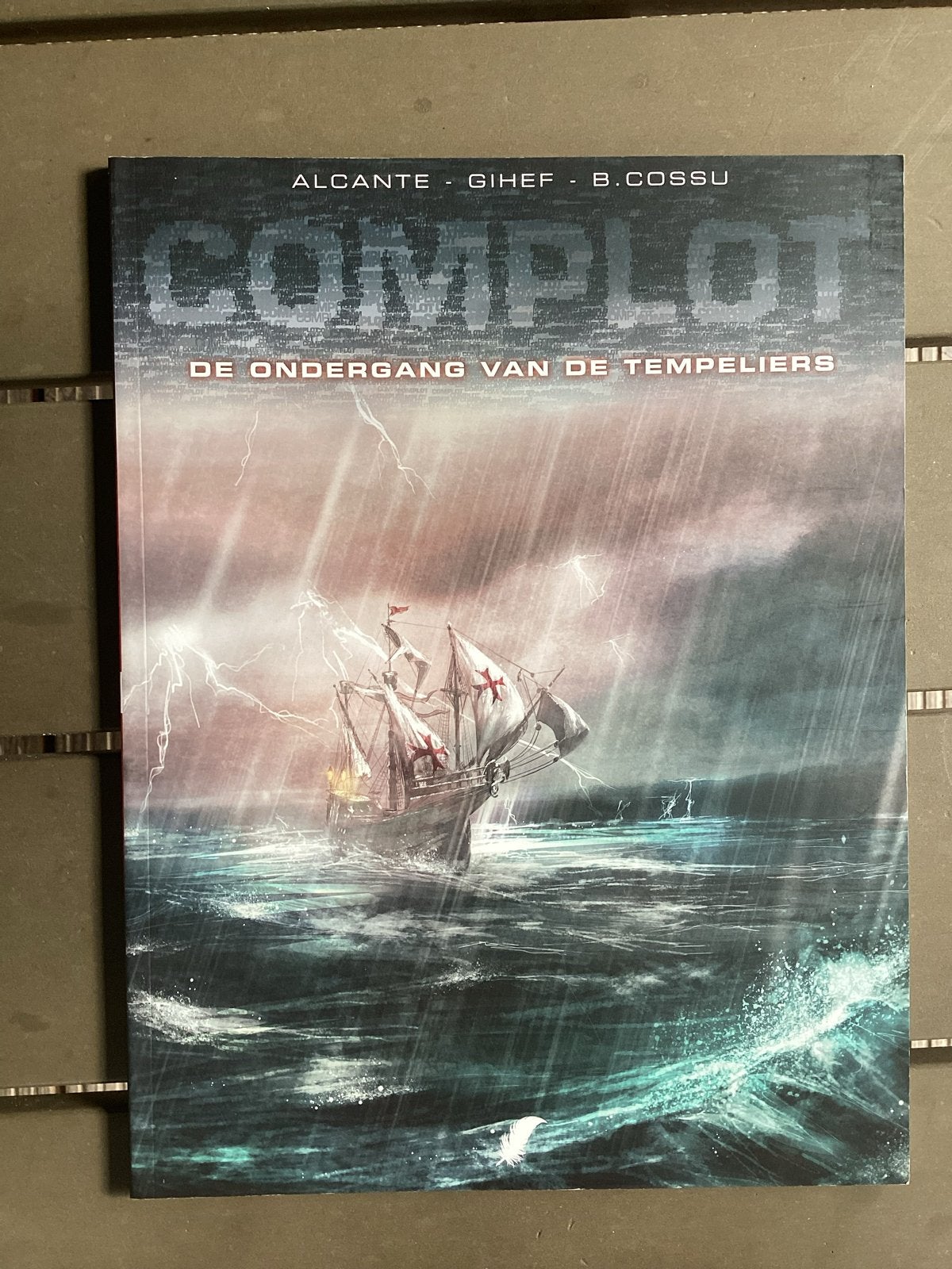 Complot: De Ondergang van de Tempeliers - In zeer goede staa, Eén stripboek, Ophalen of Verzenden, Zo goed als nieuw