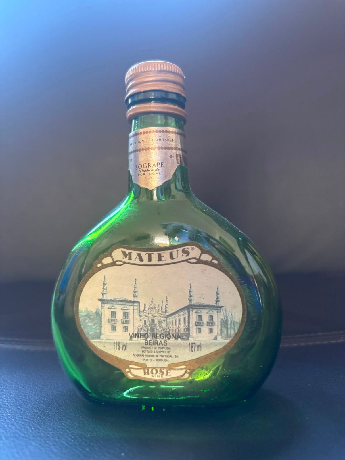 Vintage Mateus Rosé Wijnfles - Leeg (187ml), Ophalen of Verzenden