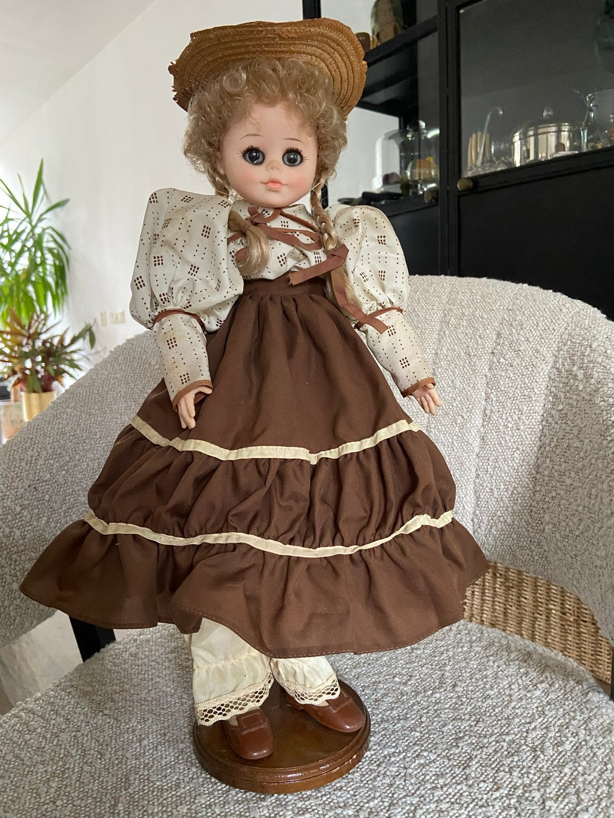 Zanini & Zambelli Vintage Porseleinen Pop - Italië, Verzamelen, Poppen, Ophalen of Verzenden, Gebruikt, Pop