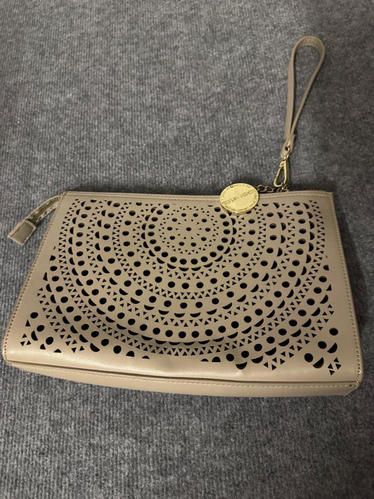 Clutch ZGAN, Ophalen of Verzenden, Zo goed als nieuw, Zwart, Avondtasje
