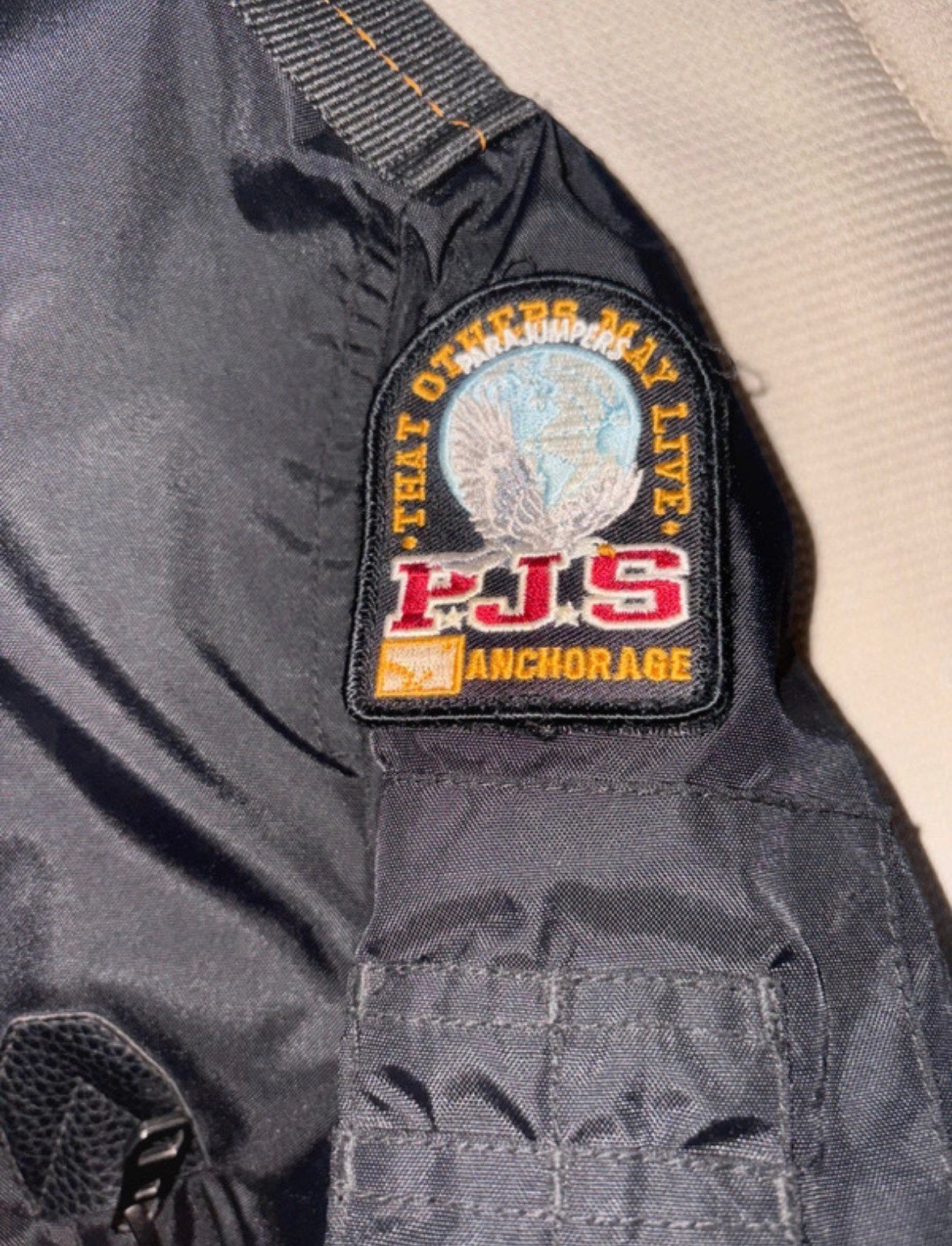 zwarte Parajumpers winterjas, Kleding | Heren, Jassen | Winter, Ophalen of Verzenden, Zo goed als nieuw, Maat 52/54 (L), Zwart