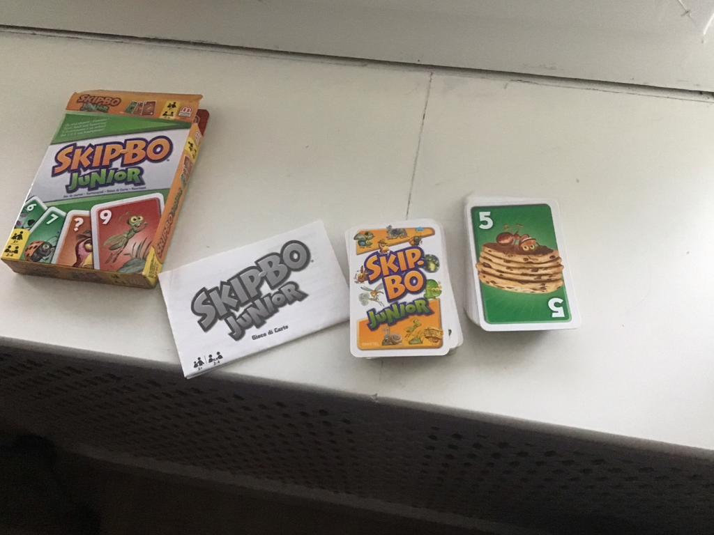 Skip-Bo Junior Kaartspel voor Kinderen, Drie of vier spelers, Ophalen of Verzenden, Gebruikt