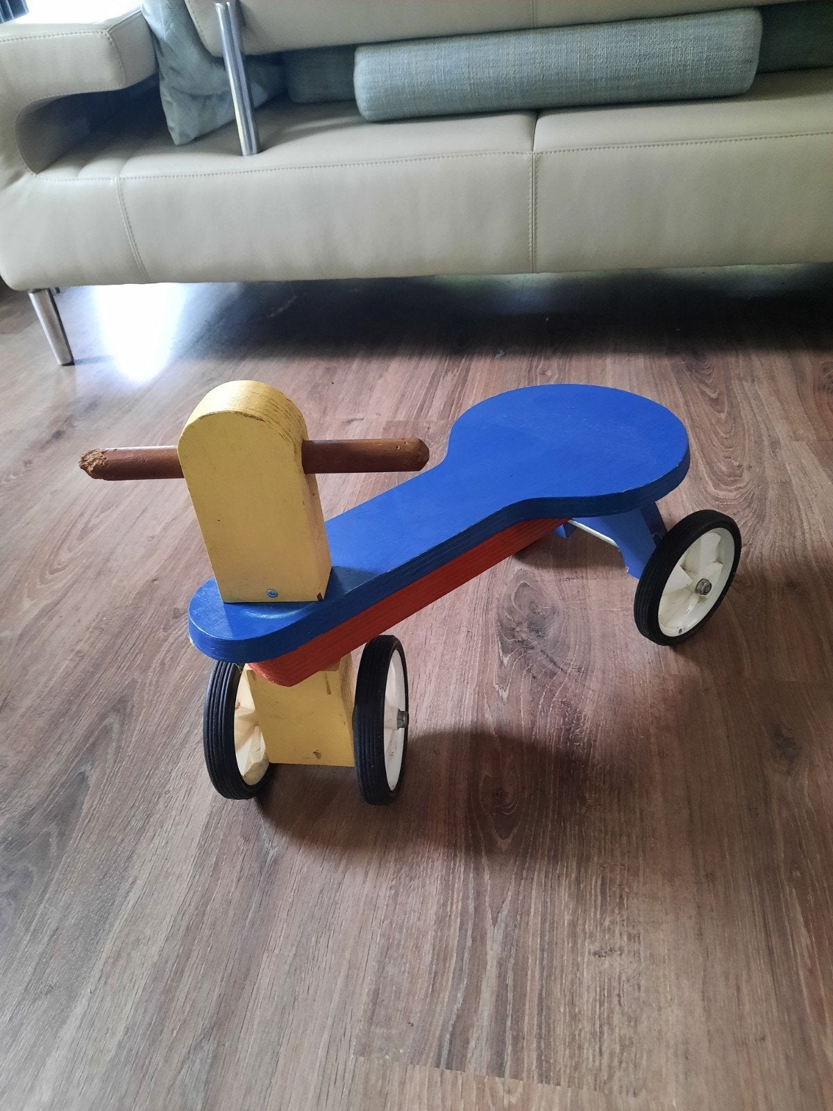Te koop houten loopfiets, Ophalen of Verzenden, Gebruikt, Loopfiets