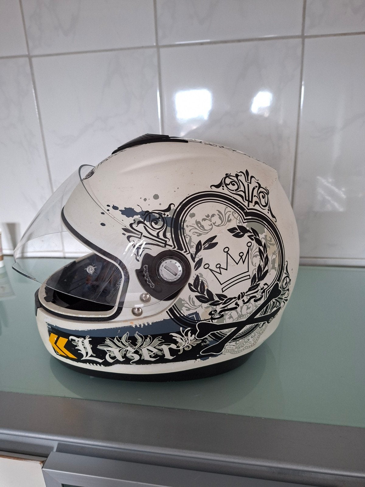 Stoere helm, Ophalen of Verzenden, Tweedehands, Integraalhelm, Overige merken