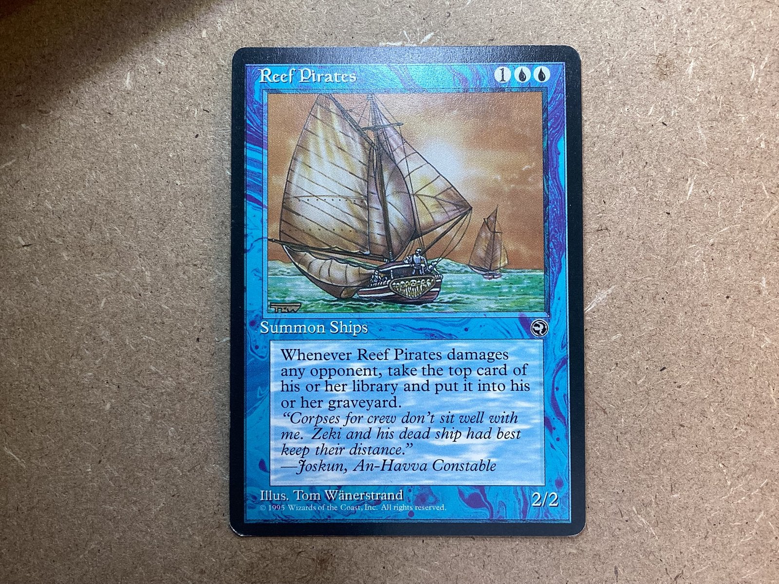 1x Reef Pirates (v2) (Excellent), Ophalen of Verzenden, Zo goed als nieuw, Losse kaart