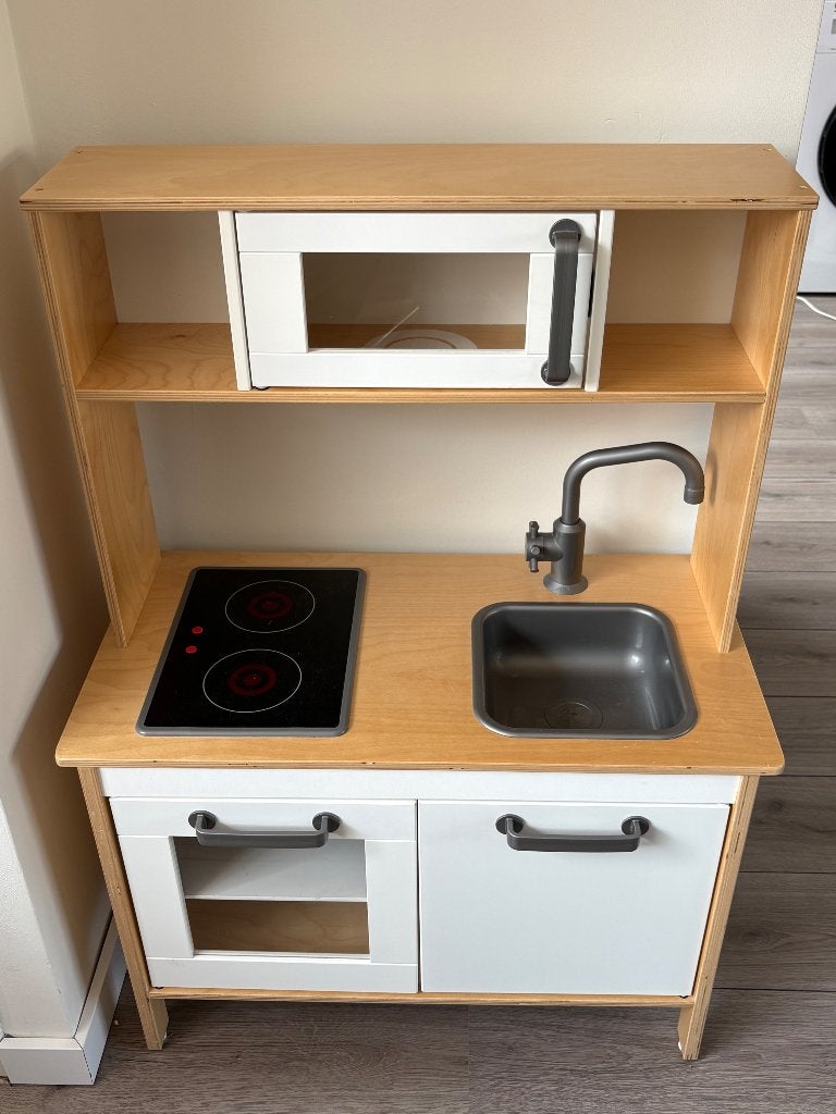 IKEA keuken met benodigdheden, Ophalen, Gebruikt, Hout, Speelkeuken