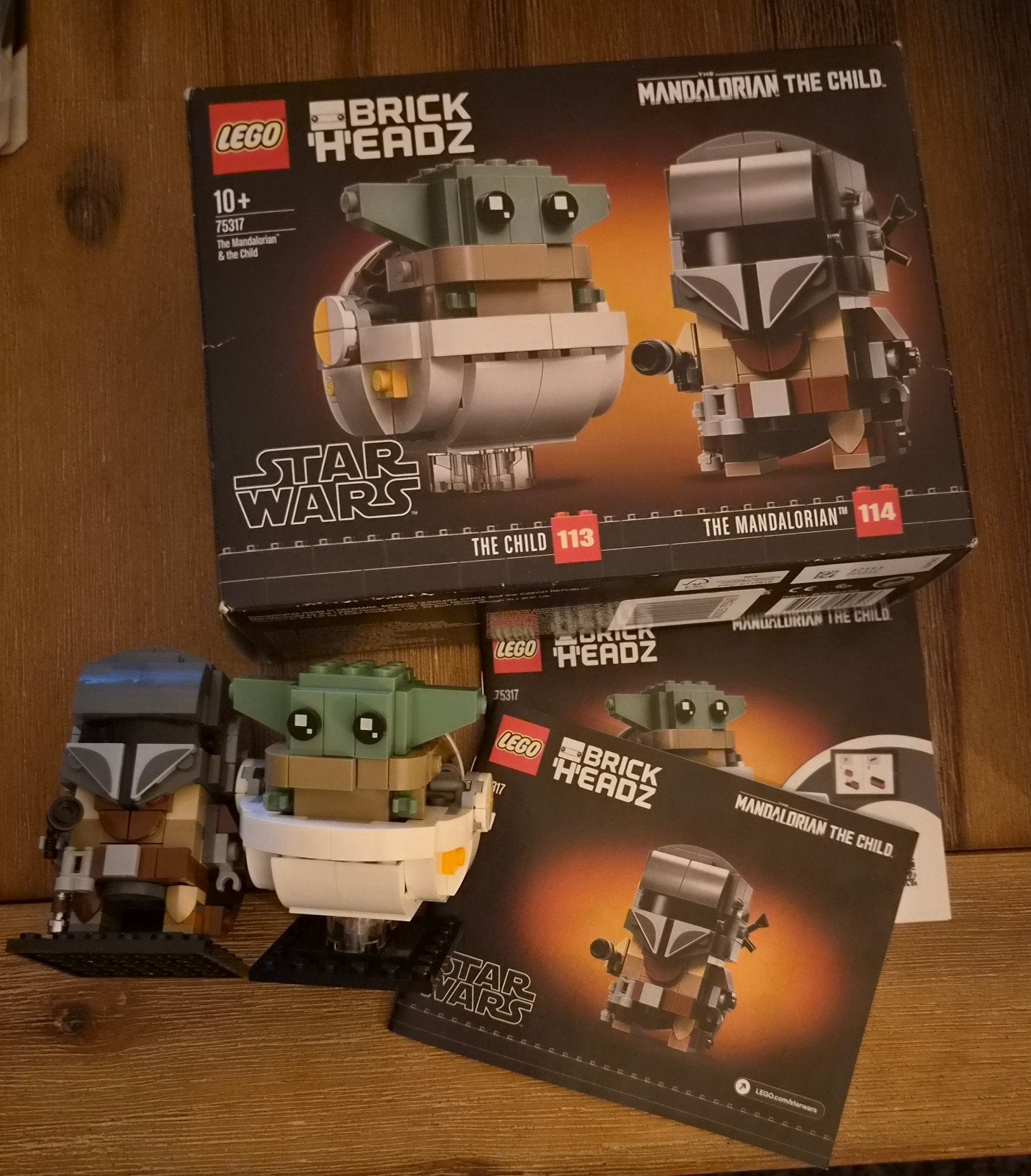 LEGO BrickHeadz The Mandalorian & The Child (75317), Ophalen of Verzenden, Zo goed als nieuw