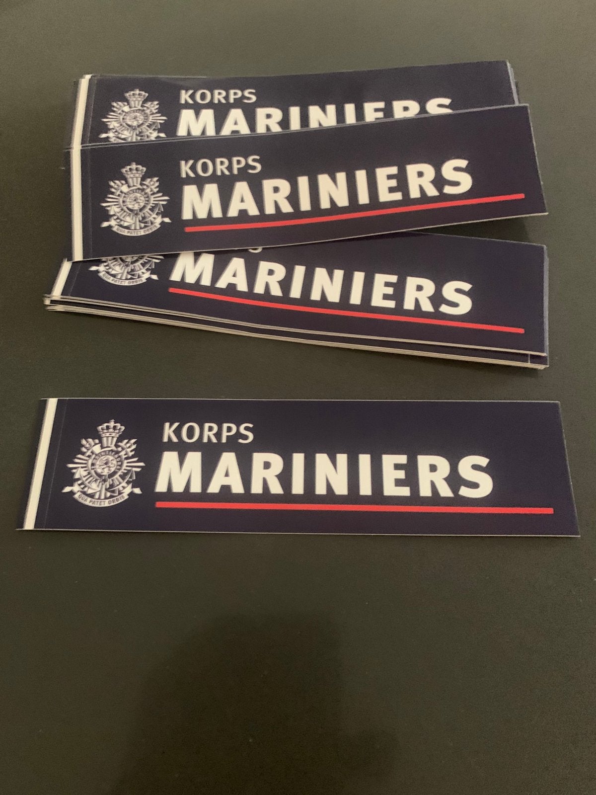 50 Stickers  Korps Mariniers, Ophalen of Verzenden, Marine