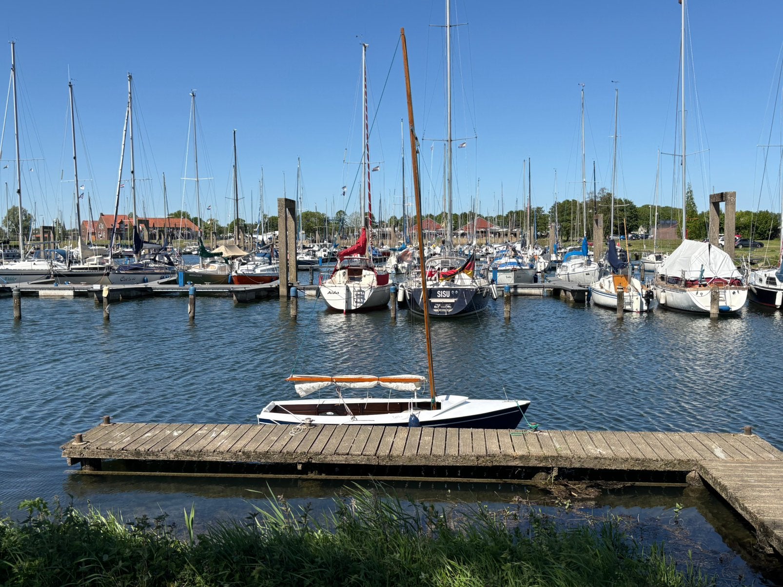 Flits zeilboot zeilklaar, Watersport en Boten, Ophalen, Gebruikt, Minder dan 15 m², Overige typen