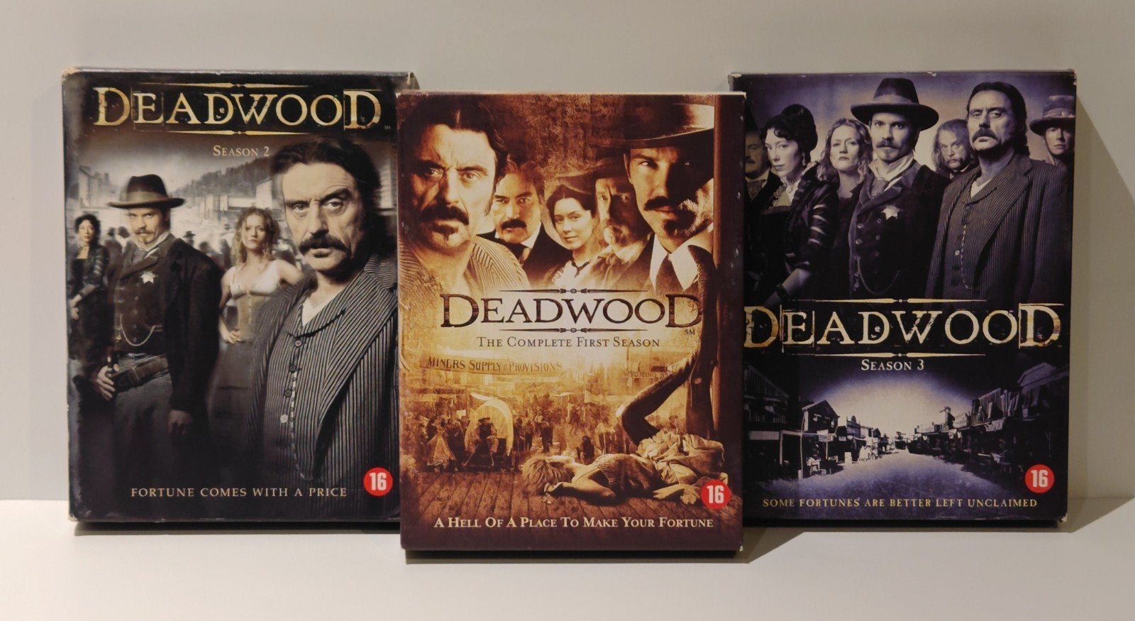Deadwood Seizoen 1, 2 & 3 Complete Serie DVD HBO 1870 South, Vanaf 12 jaar, Ophalen of Verzenden, Zo goed als nieuw