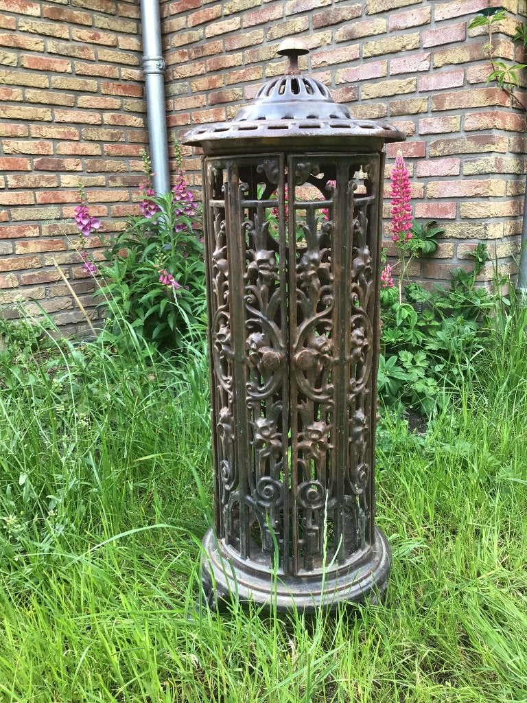 Antiek kacheltje/ornament, Huis en Inrichting, Woonaccessoires | Zuilen en Pilaren, Ophalen, Gebruikt