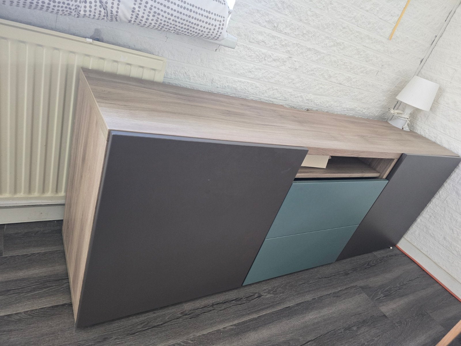 Modern dressoir met lades en deuren, 150 tot 200 cm, Met lade(s), Ophalen of Verzenden, Zo goed als nieuw