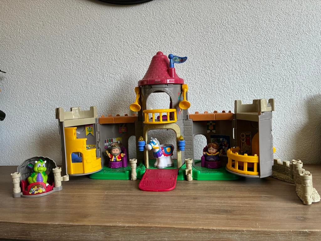 Fisher-Price Little People Kasteel Speelset, Ophalen of Verzenden, Zo goed als nieuw, Jongen of Meisje