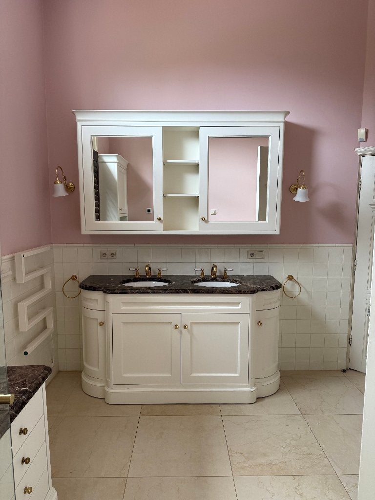 Complete prachtige badkamer - douche, wc, wastafel & vanity!, Ophalen, Gebruikt, Met douche