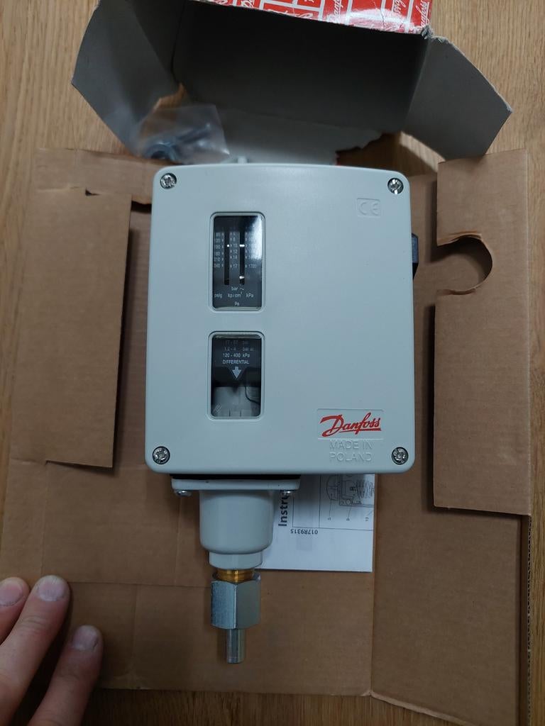 Danfoss RT5 drukregelaar, Verzenden, Druk