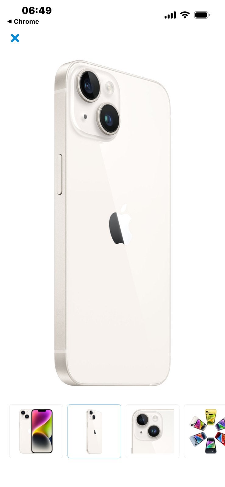 Iphone 14 wit 256GB, Telecommunicatie, Mobiele telefoons | Apple iPhone, 256 GB, Wit, Ophalen of Verzenden, Zo goed als nieuw