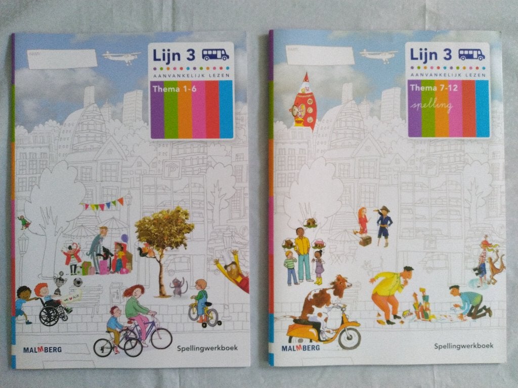 Lijn 3 - Spellingwerkboek A en B - Groep 3 - Versie 1, Ophalen of Verzenden, Nieuw, Overige niveaus, Nederlands