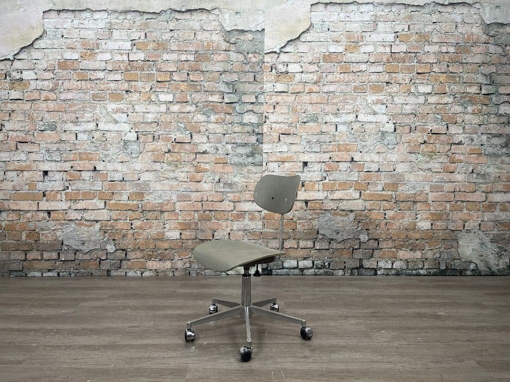 Wilde+Spieth S 197 R – Groen/Grijs Hout | Egon Eiermann, Ophalen, Zo goed als nieuw, Grijs, Bureaustoel