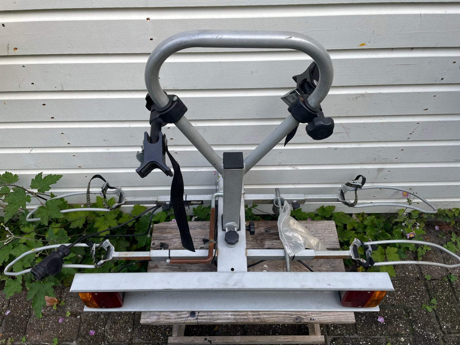 Stevige Fietsendrager voor 2 fietsen, Ophalen, 2 fietsen, Gebruikt, Trekhaakdrager