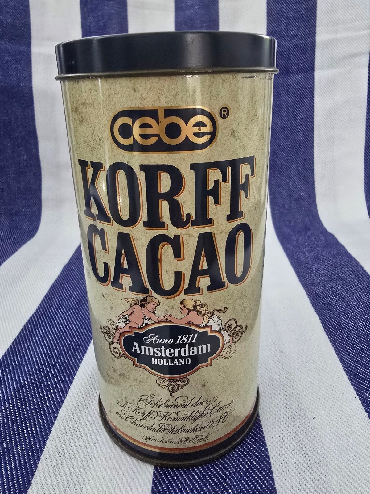 Blik Korff Cacao, Ophalen of Verzenden, Gebruikt