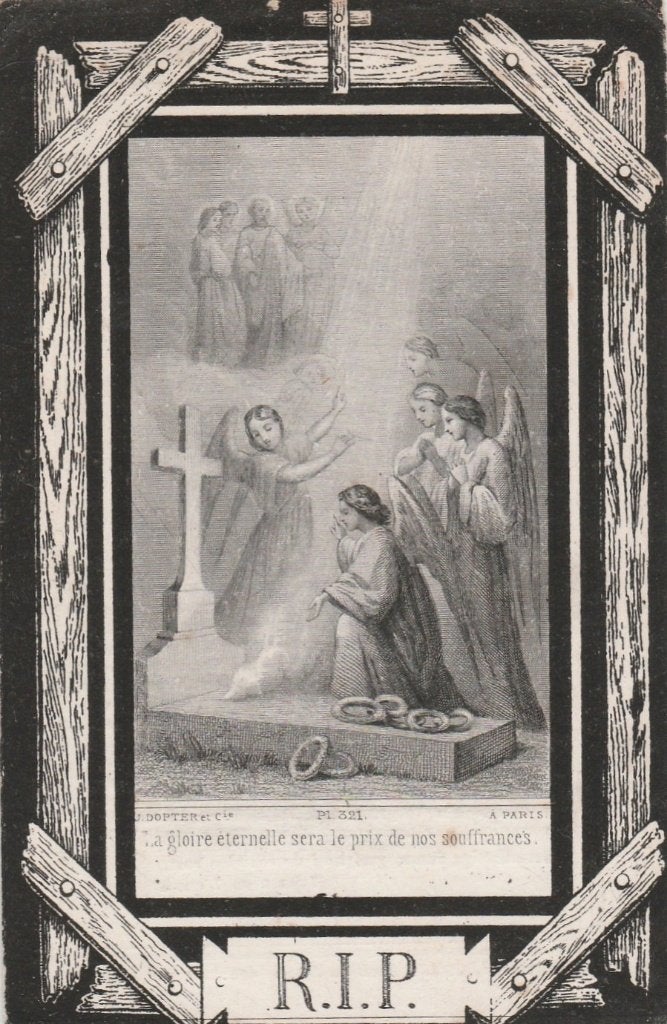 roermond-leclercq -heythuizen 1882, Ophalen of Verzenden, Bidprentje