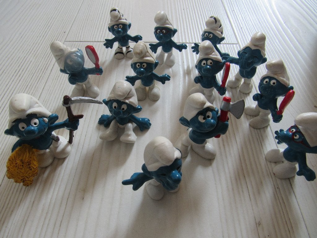SMURFEN, Verzamelen, Ophalen of Verzenden, Zo goed als nieuw, Verschillende Smurfen, Poppetje, Figuurtje of Knuffel
