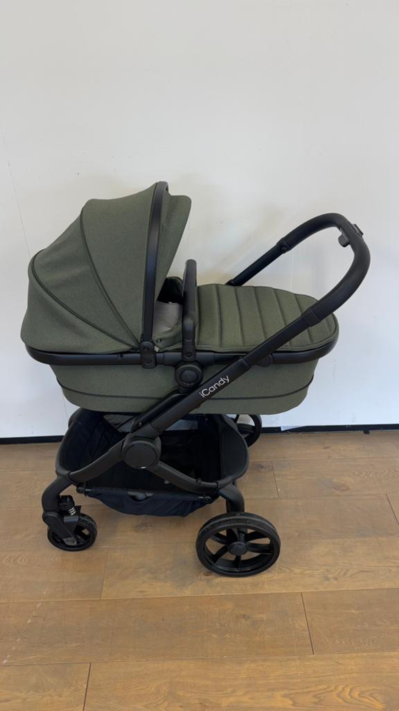 ICandy Peach 7 - 2 in 1 kinderwagens - Ivy, Ophalen, Zo goed als nieuw, Regenhoes