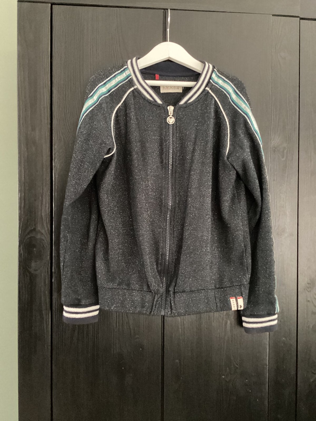 Vest donkerblauw merk Looxs maat 140 nieuwstaat, Ophalen of Verzenden, Zo goed als nieuw, Meisje, Trui of Vest