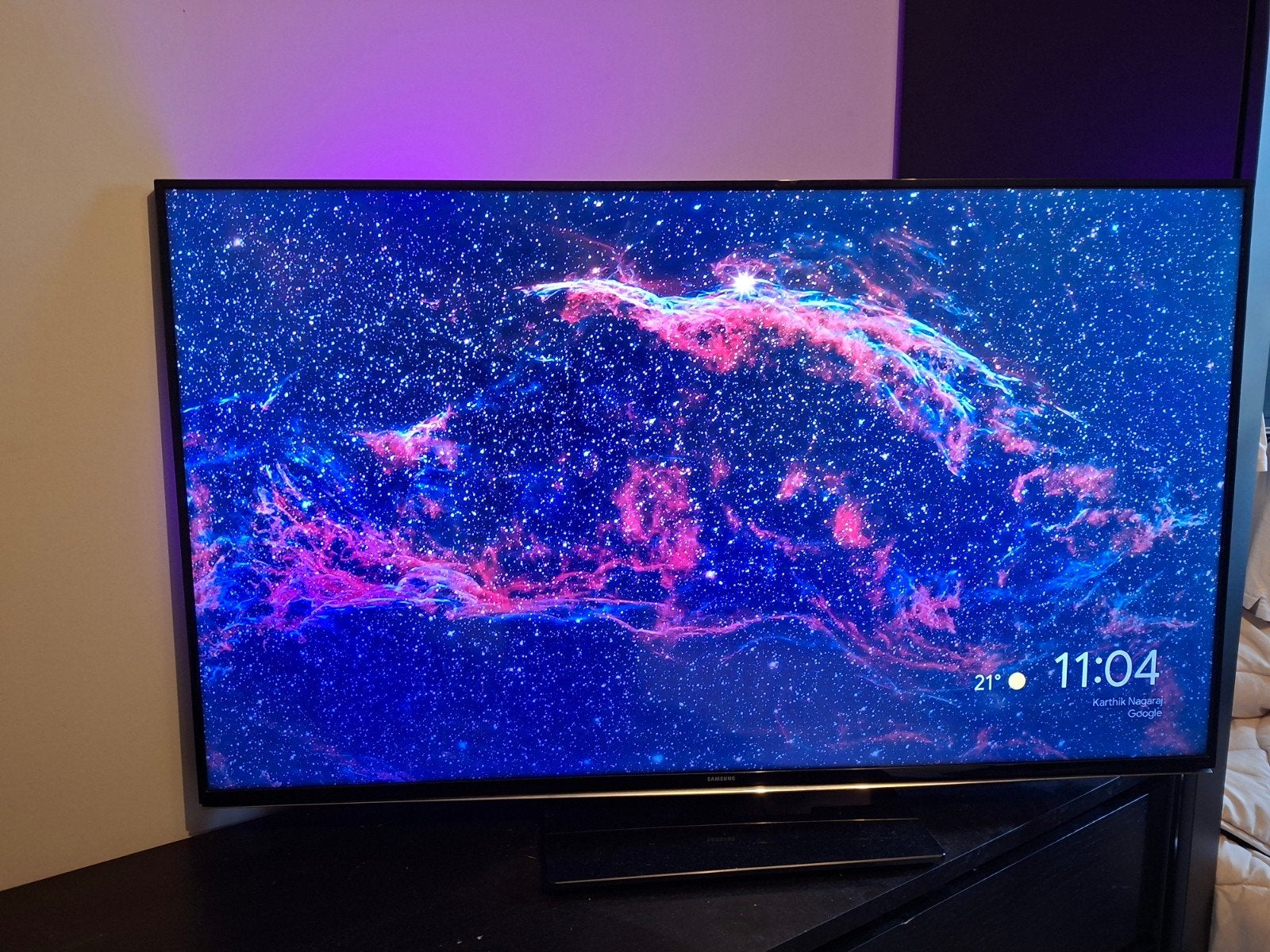 samsung smart TV 60 inch, Ophalen, Zo goed als nieuw, 100 Hz, Samsung