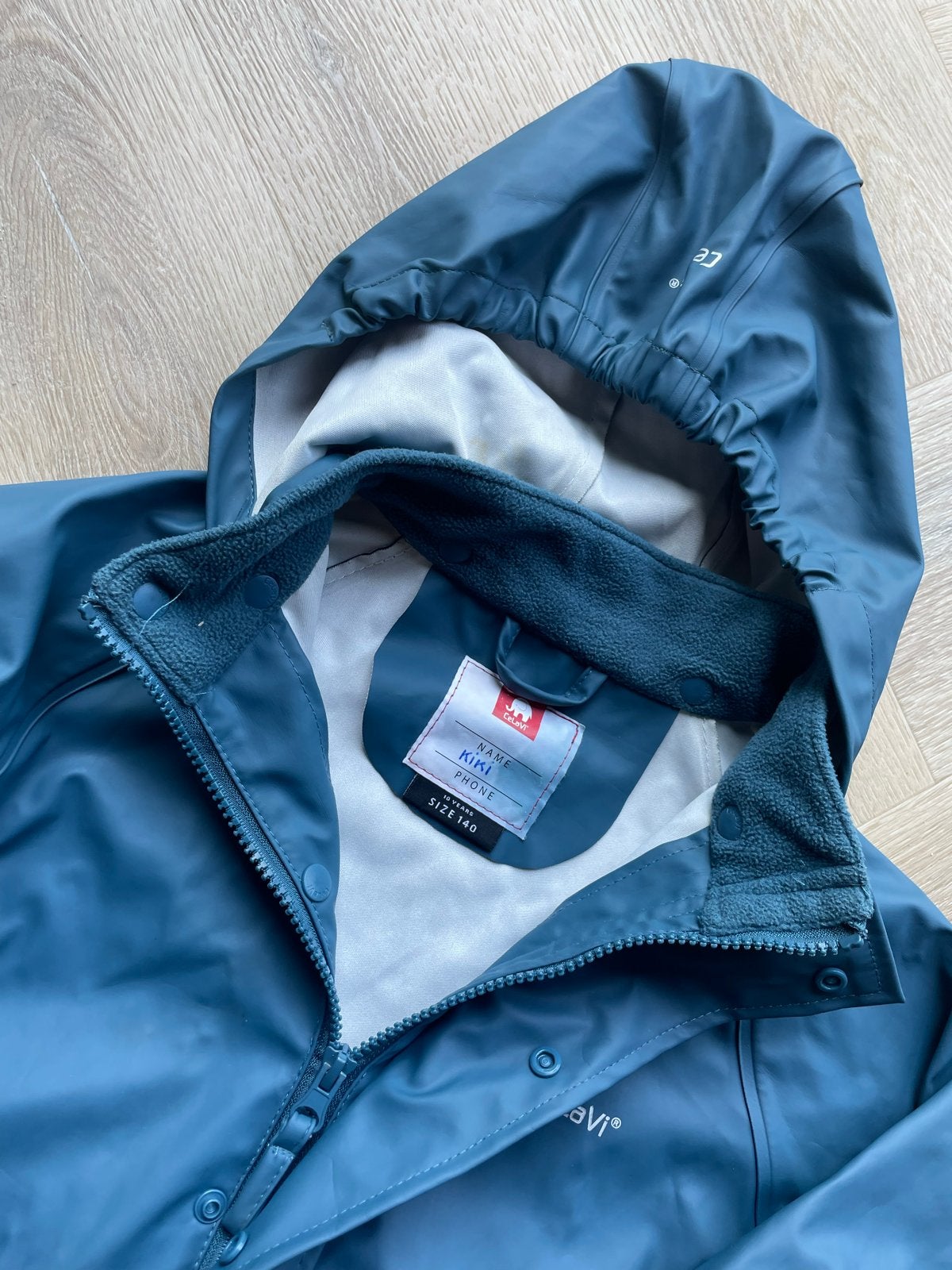 Celavi regenpak maat 140 blauw - Zo goed als nieuw, Ophalen of Verzenden, Zo goed als nieuw, Regenpak, Kinderen