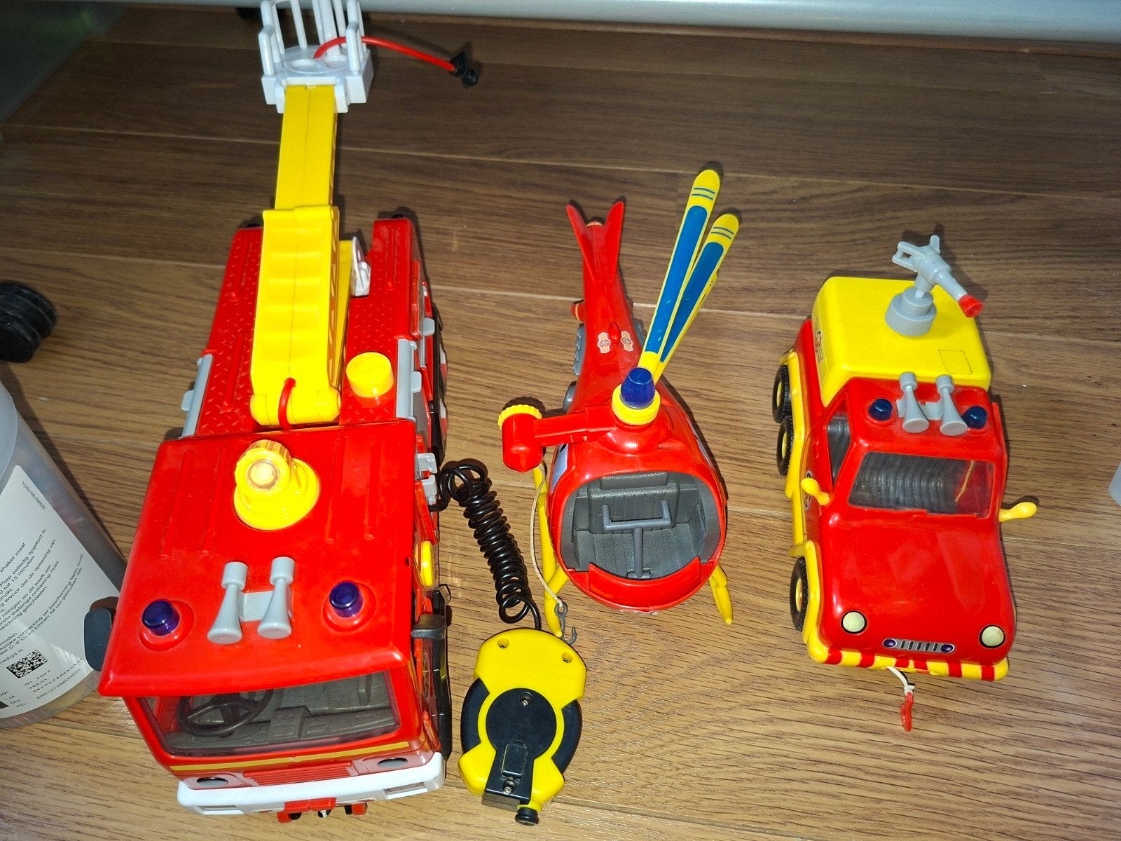 Brandweerman Sam speelgoed set met voertuigen en figuren, Ophalen, Gebruikt