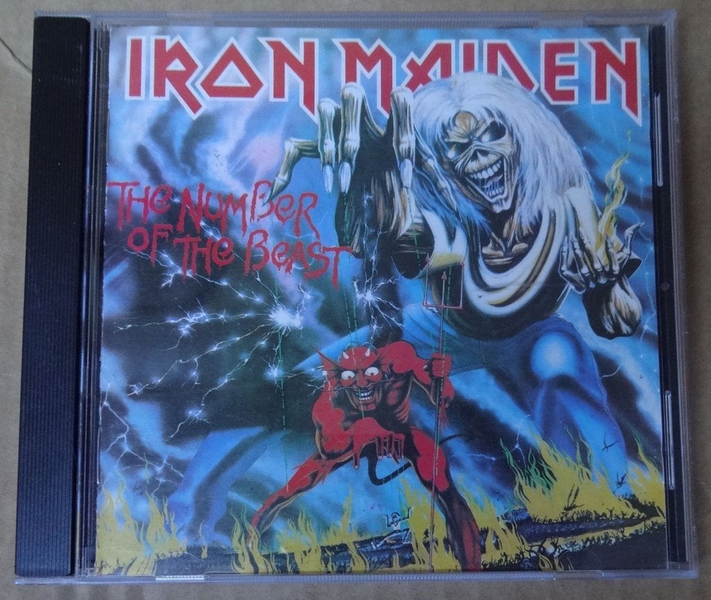 IRON MAIDEN   cd    THE NUMBER OF THE BEAST, Ophalen of Verzenden, Zo goed als nieuw, Rock, Album