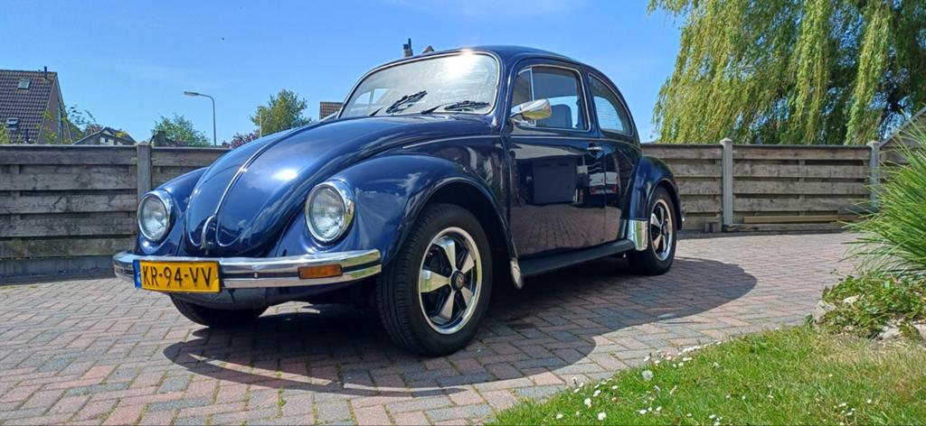VW Kever 1200 1984 Fuchs nw Koni's +Sportuitlaat+ Apk 2 Jr!!, 4 cilinders, Blauw, Origineel Nederlands, Handgeschakeld