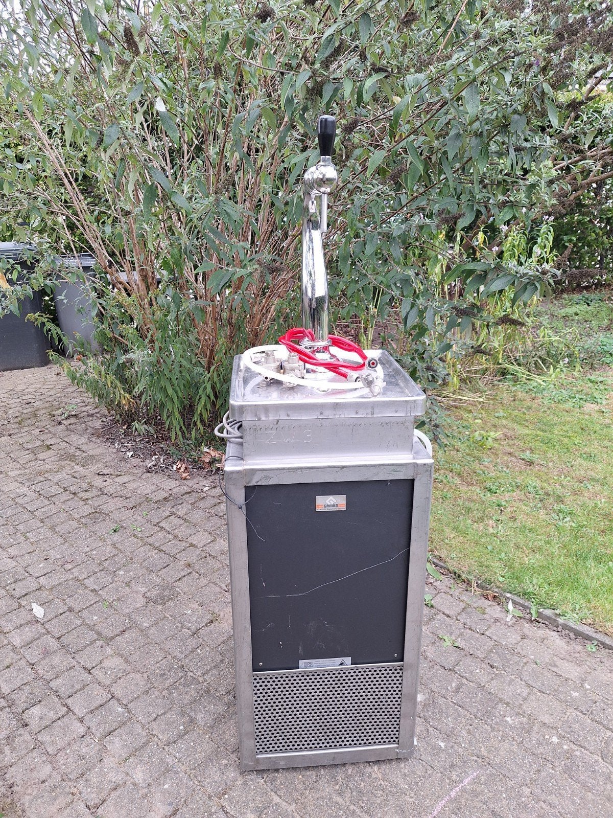 Mobiele biertap RVS frame Gamko bierkoeler bierzuil thuisbar, Ophalen, Gebruikt, Overige merken