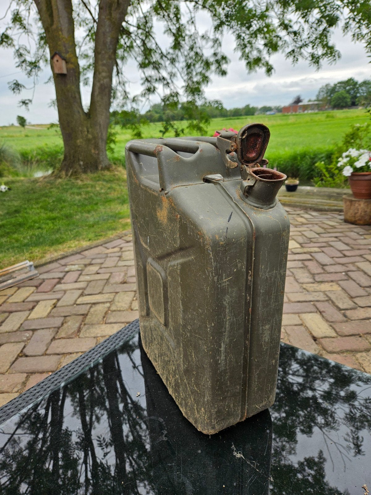 Jerrycan groen 34 breed, 46 hoog., Ophalen of Verzenden, Overige soorten, Overige gebieden, Overige typen